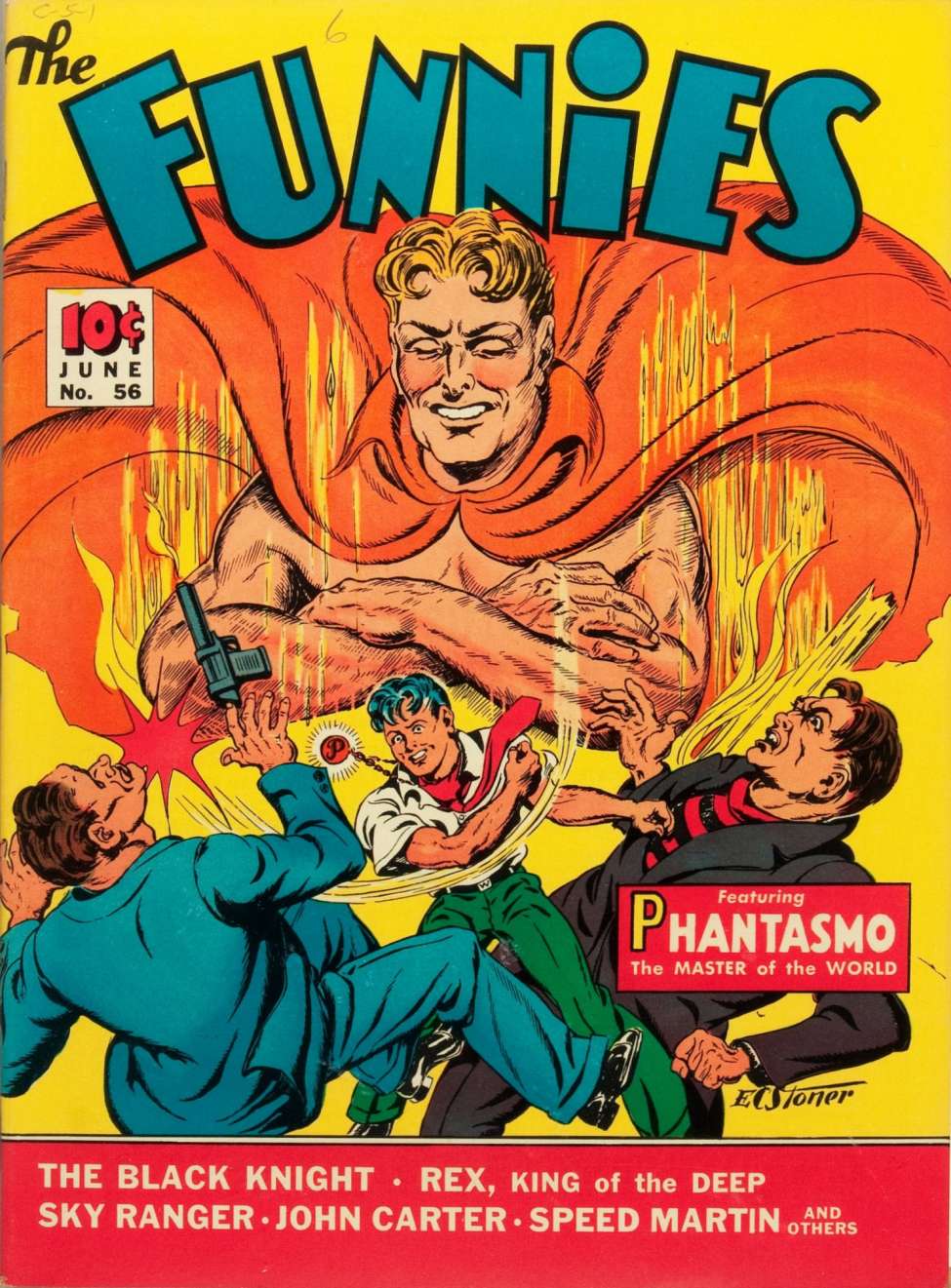 Comic Book Cover For The Funnies 56