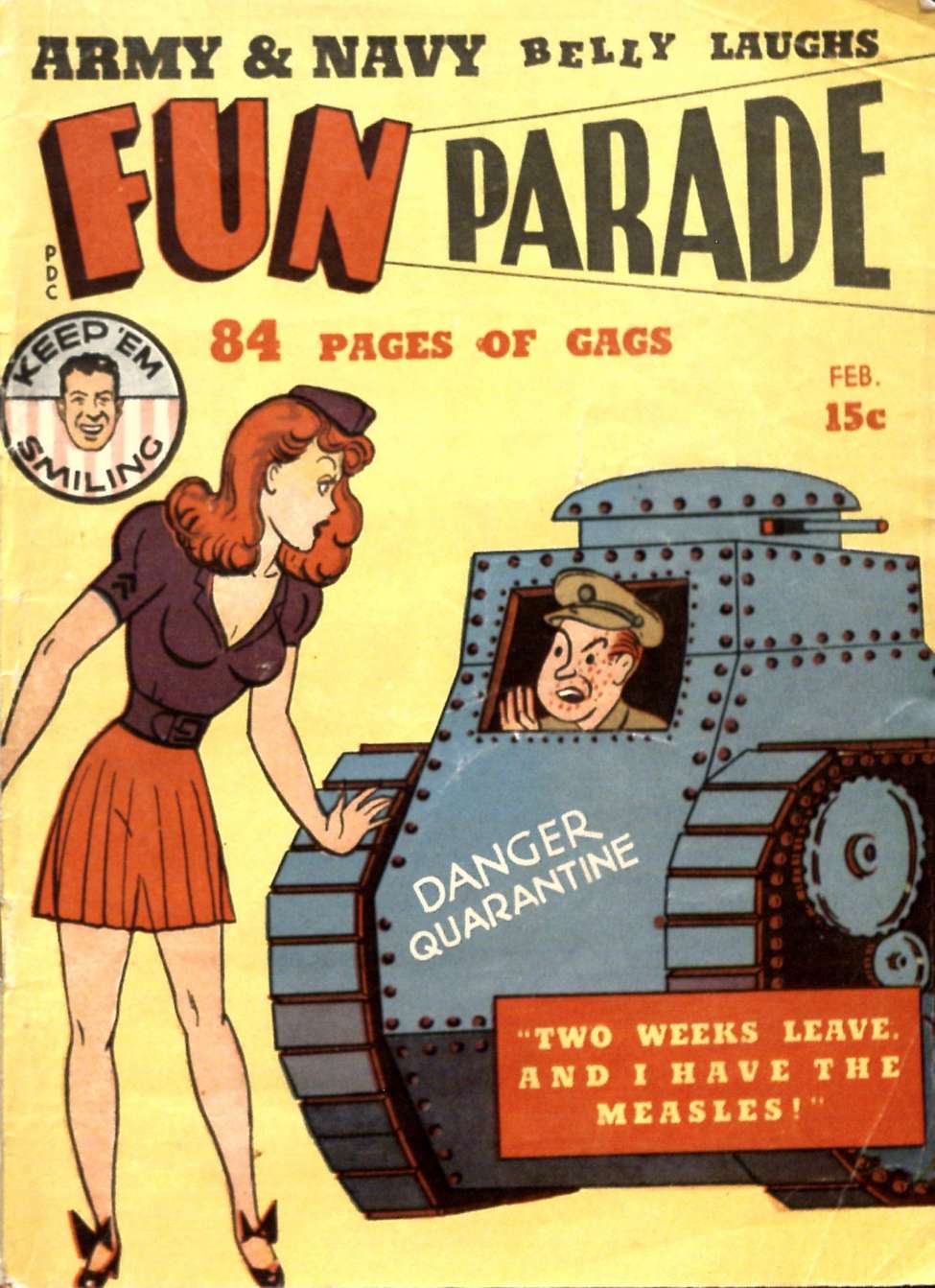 Comic Book Cover For Army & Navy Fun Parade 3