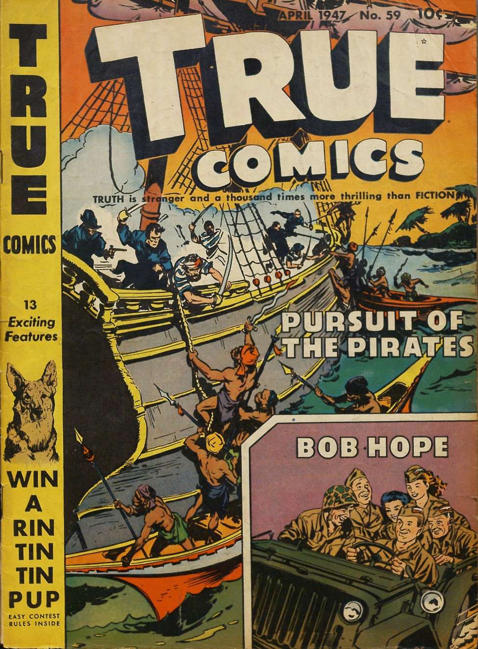 Book Cover For True Comics 59