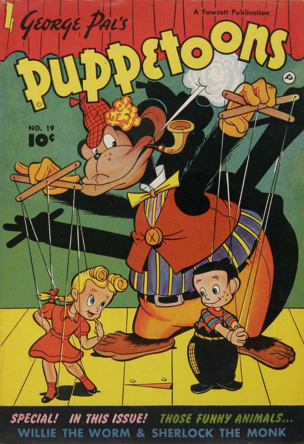 Comic Book Cover For George Pal's Puppetoons 19