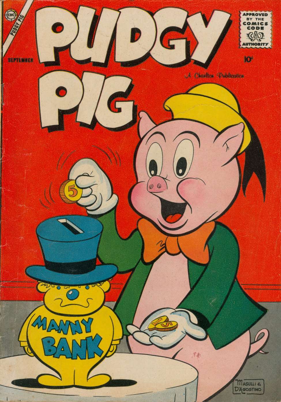 Comic Book Cover For Pudgy Pig 1