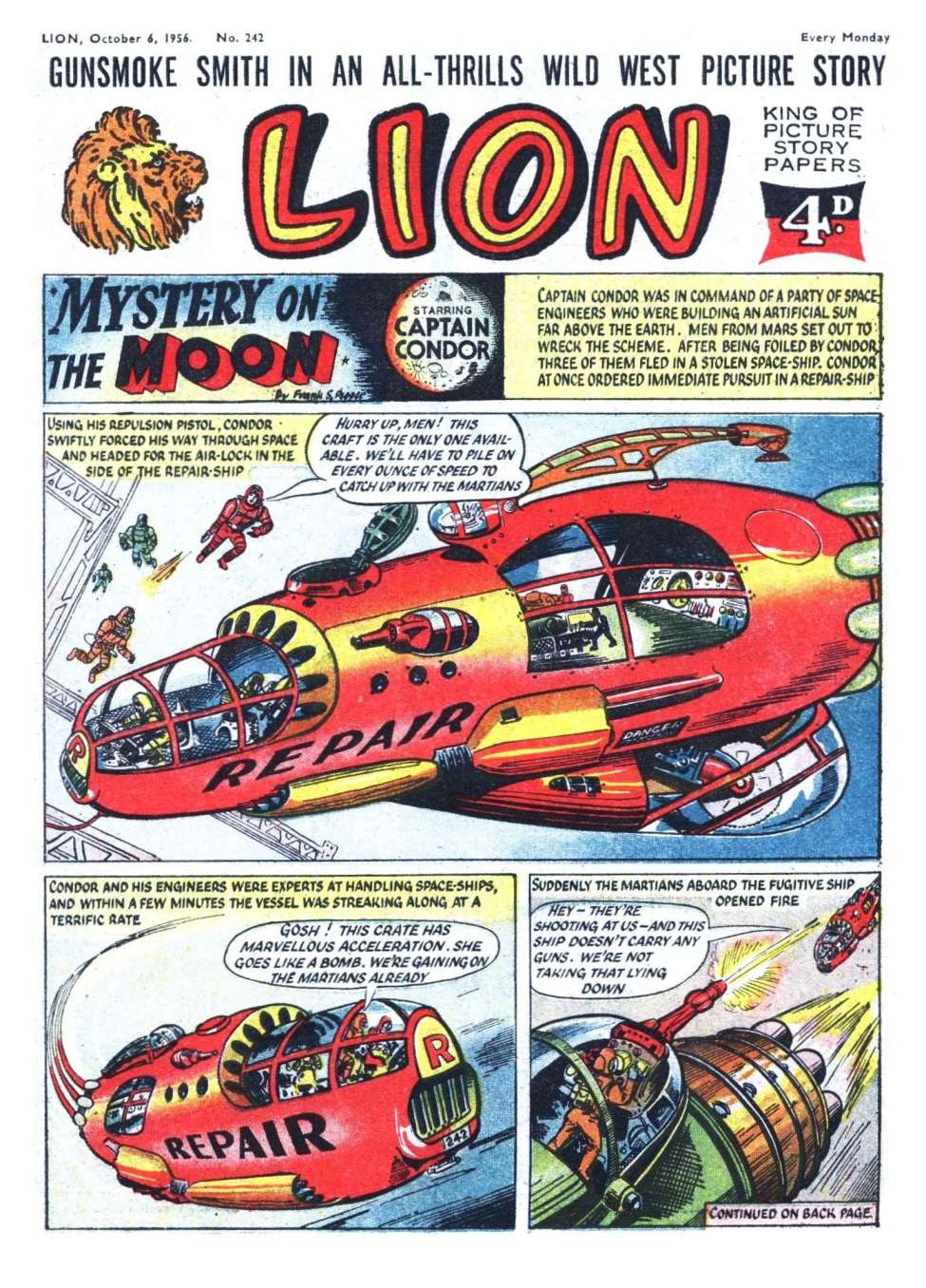 Comic Book Cover For Lion 242