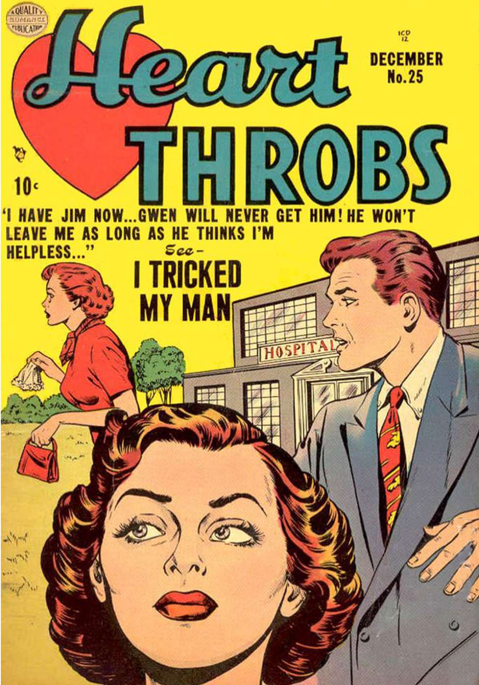 Comic Book Cover For Heart Throbs 25