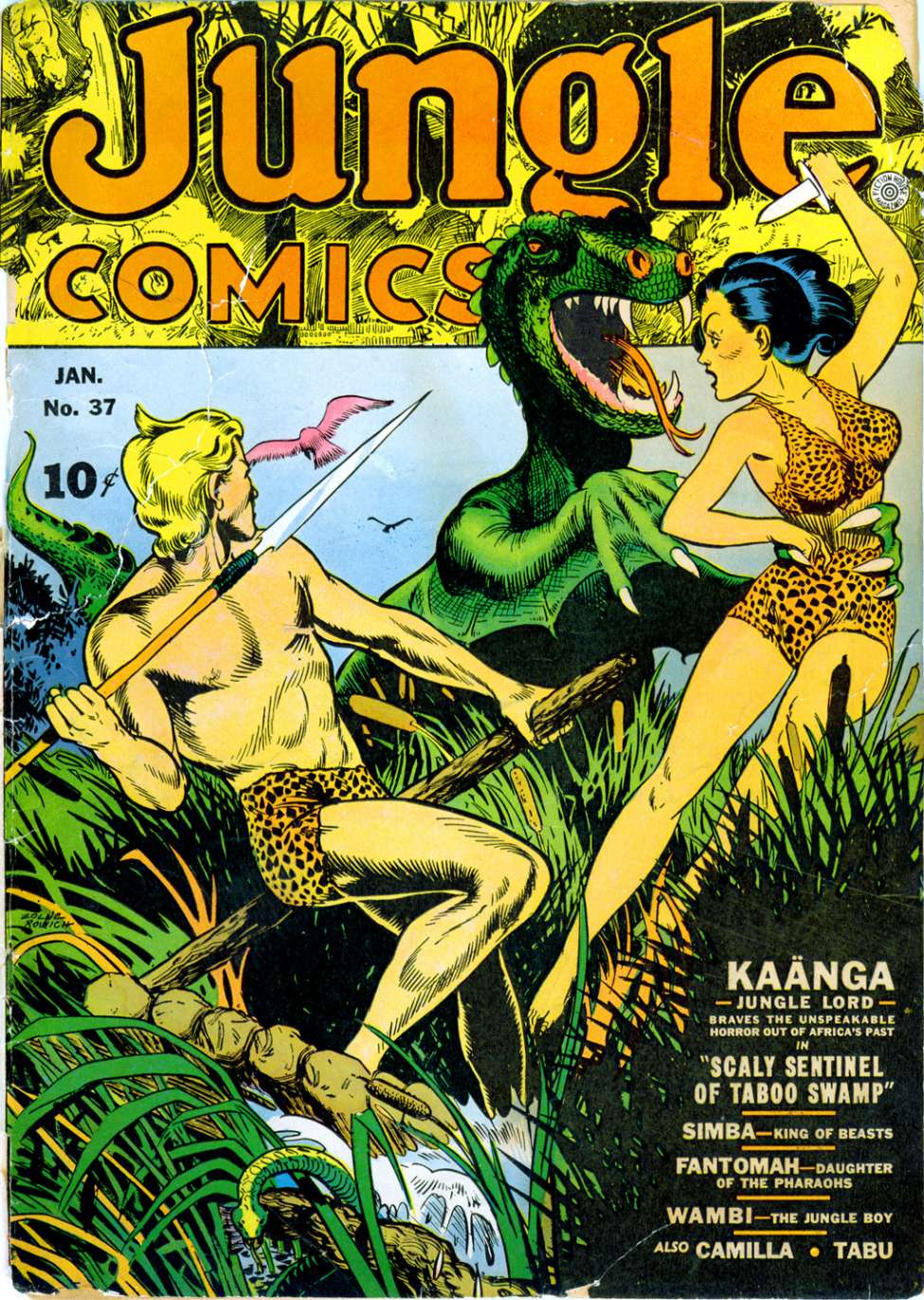 Book Cover For Jungle Comics 37