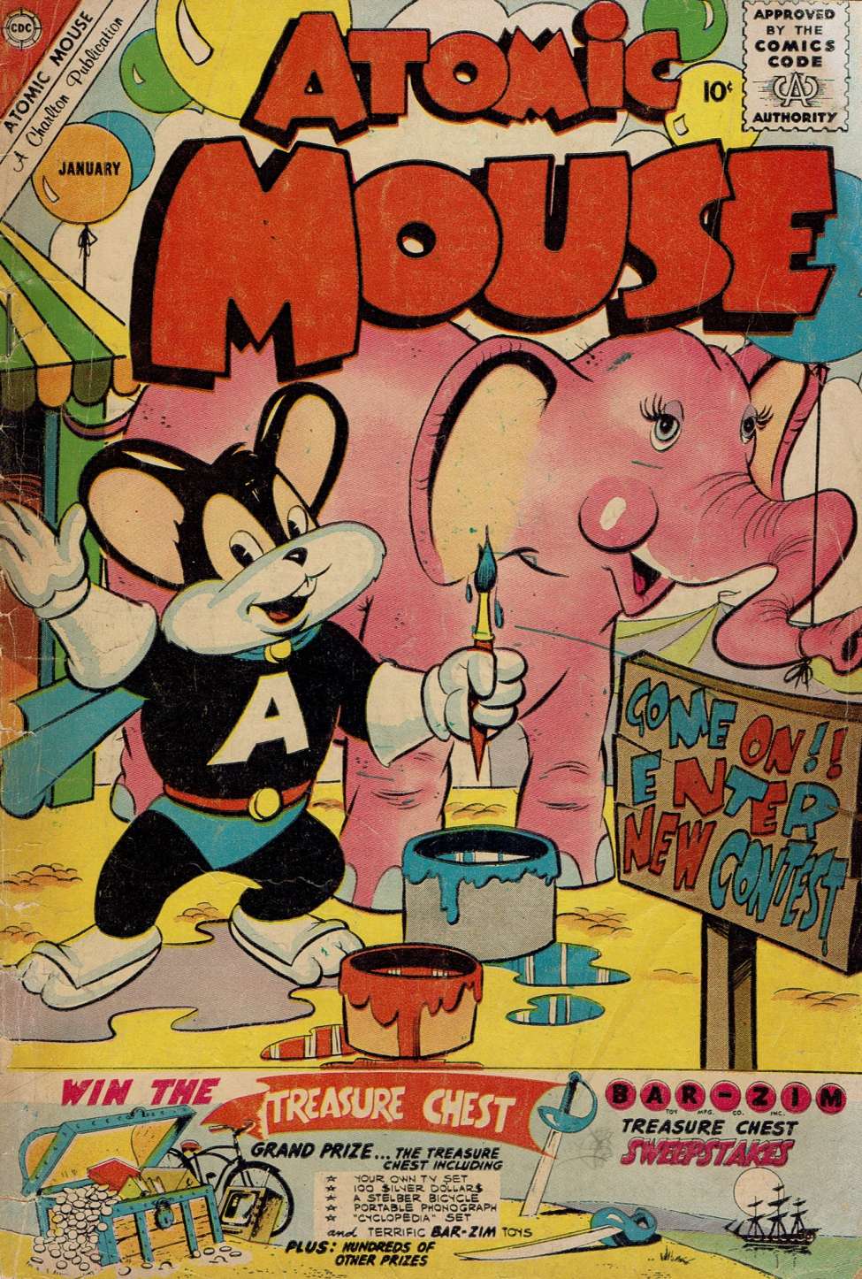 Comic Book Cover For Atomic Mouse 40