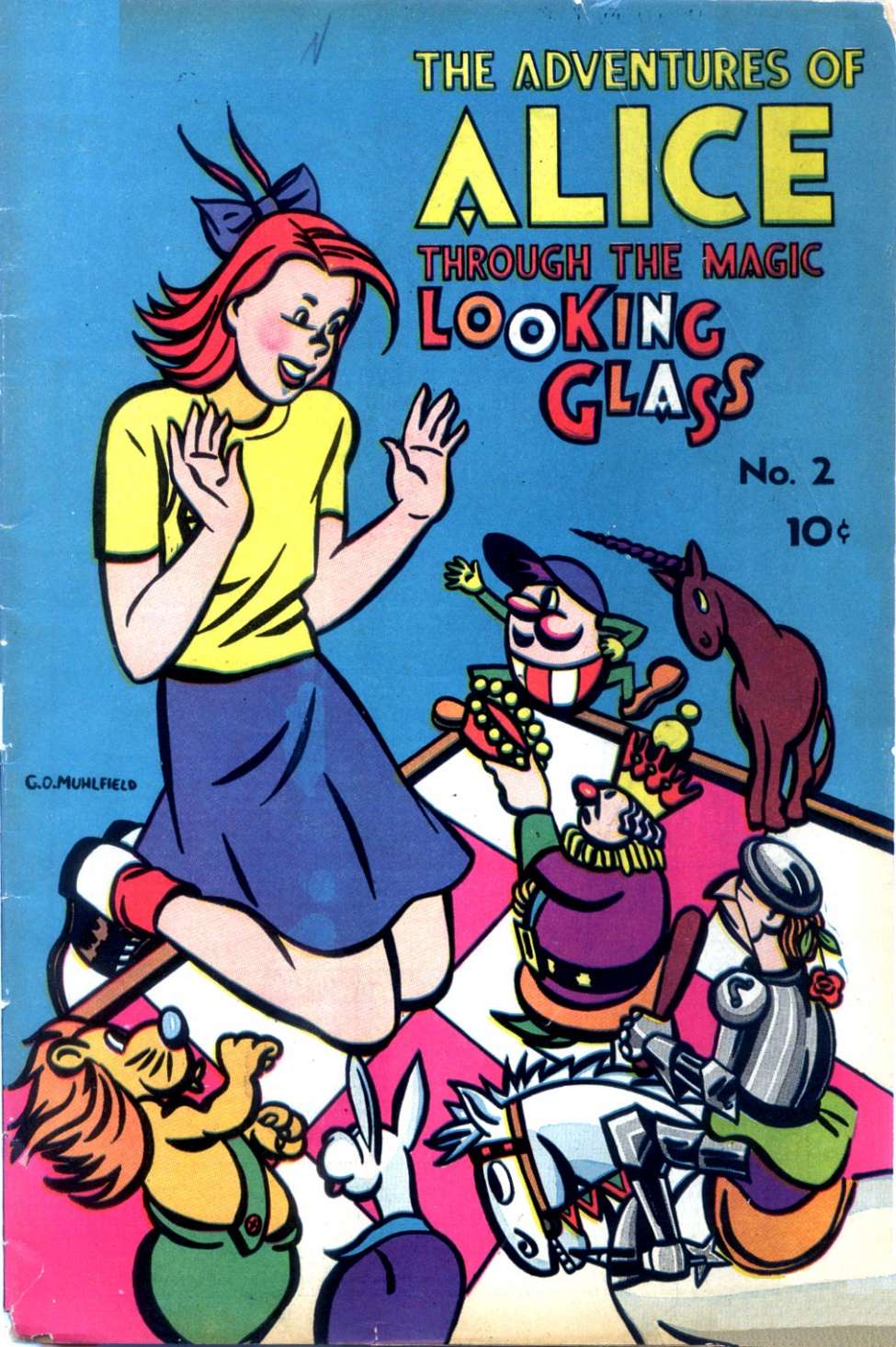 Comic Book Cover For The Adventures Of Alice 2