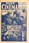 Cover For Boy's Cinema 917 - The Mounties are Coming - Bob Livingston