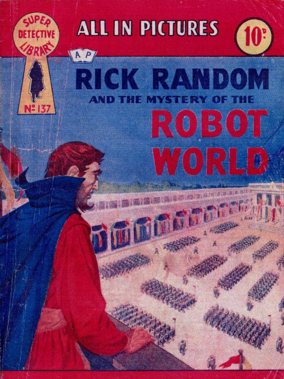 Book Cover For Super Detective Library 137 - The Mystery of the Robot World