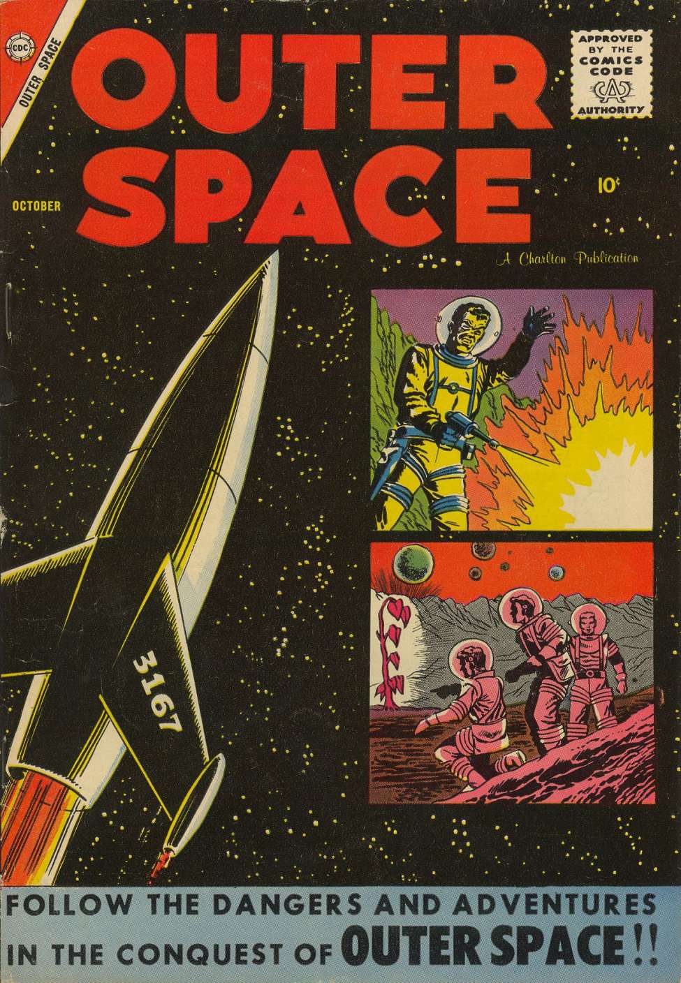 Comic Book Cover For Outer Space 19