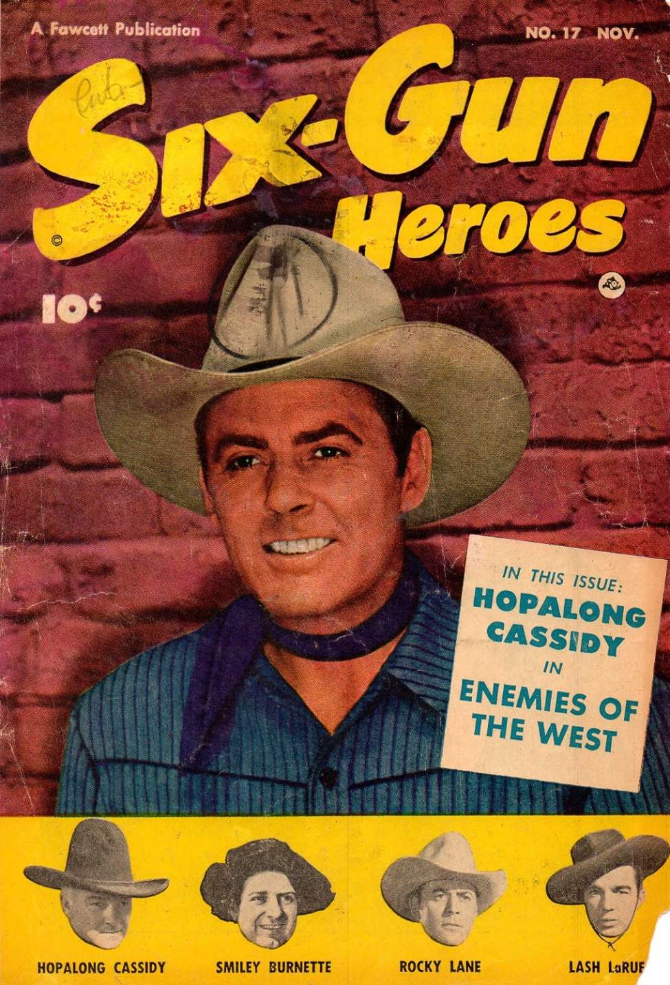 Comic Book Cover For Six-Gun Heroes 17 - Version 1