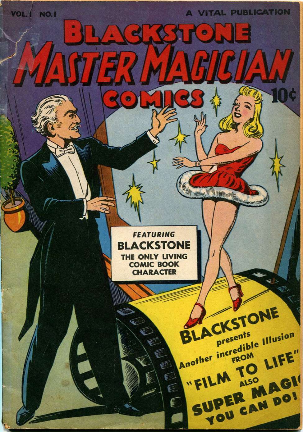 Comic Book Cover For Blackstone Master Magician Comics 1