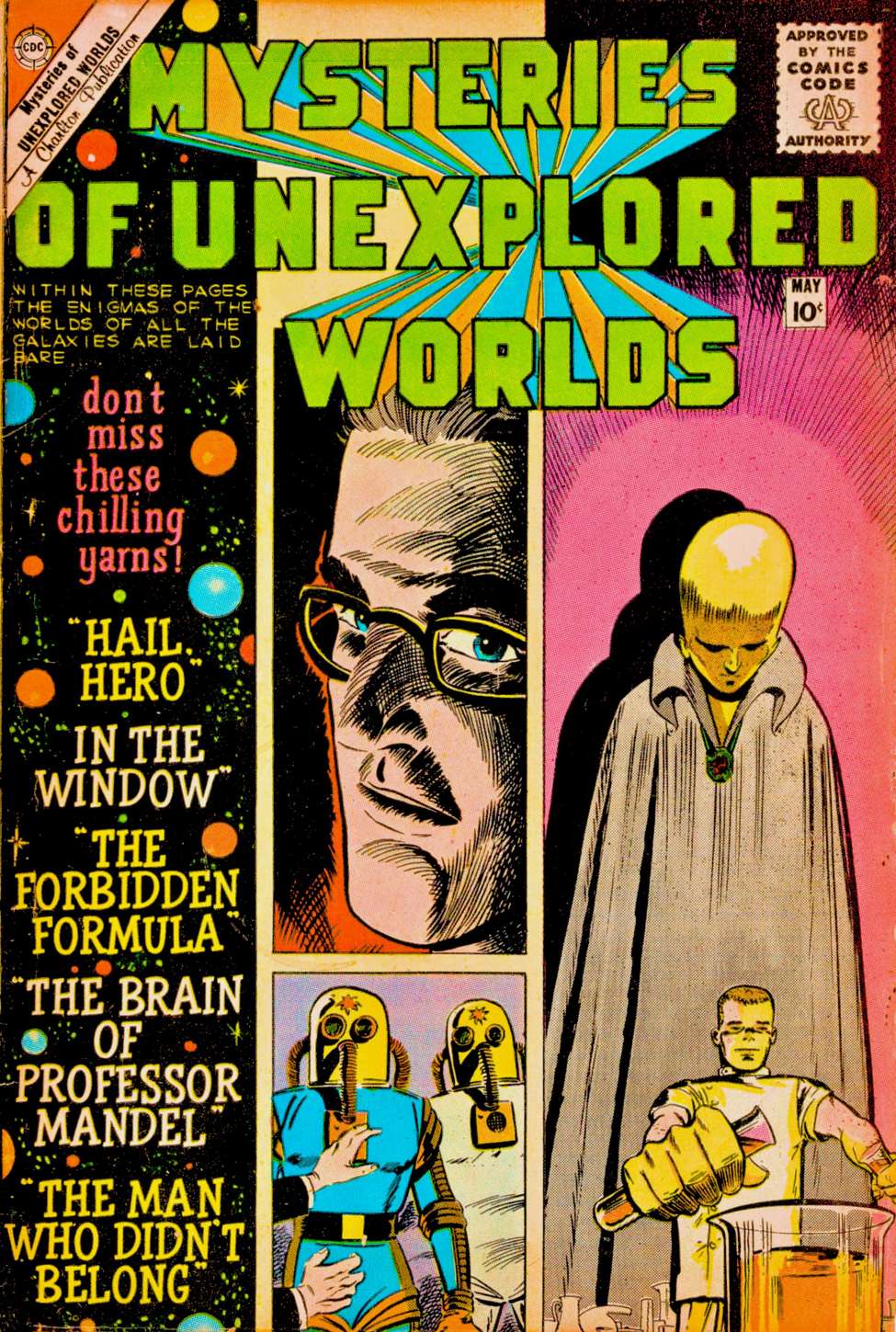 Comic Book Cover For Mysteries of Unexplored Worlds 18