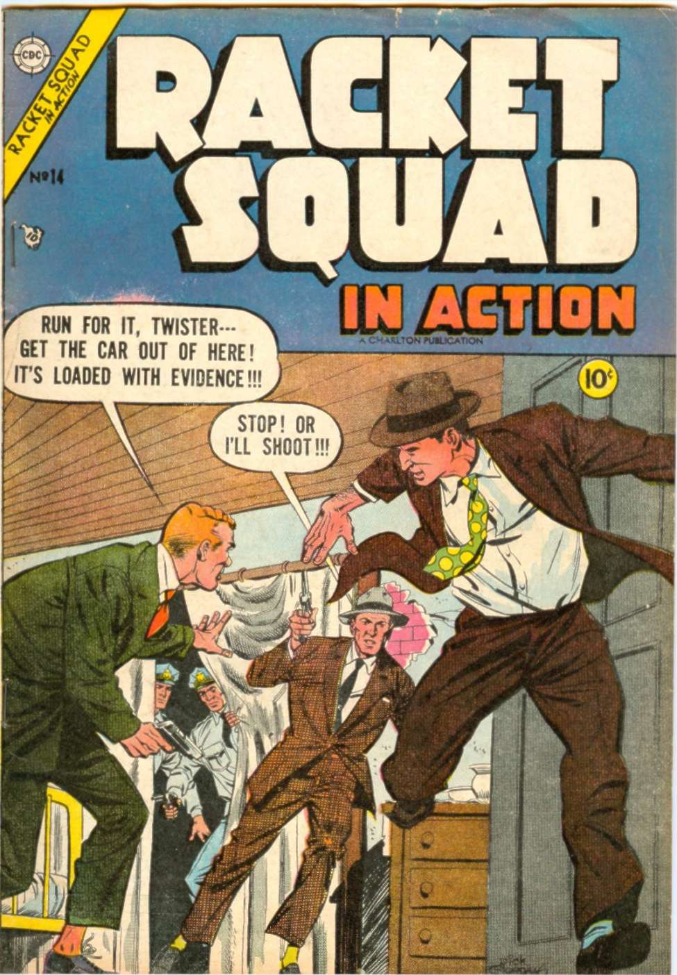 Comic Book Cover For Racket Squad in Action 14
