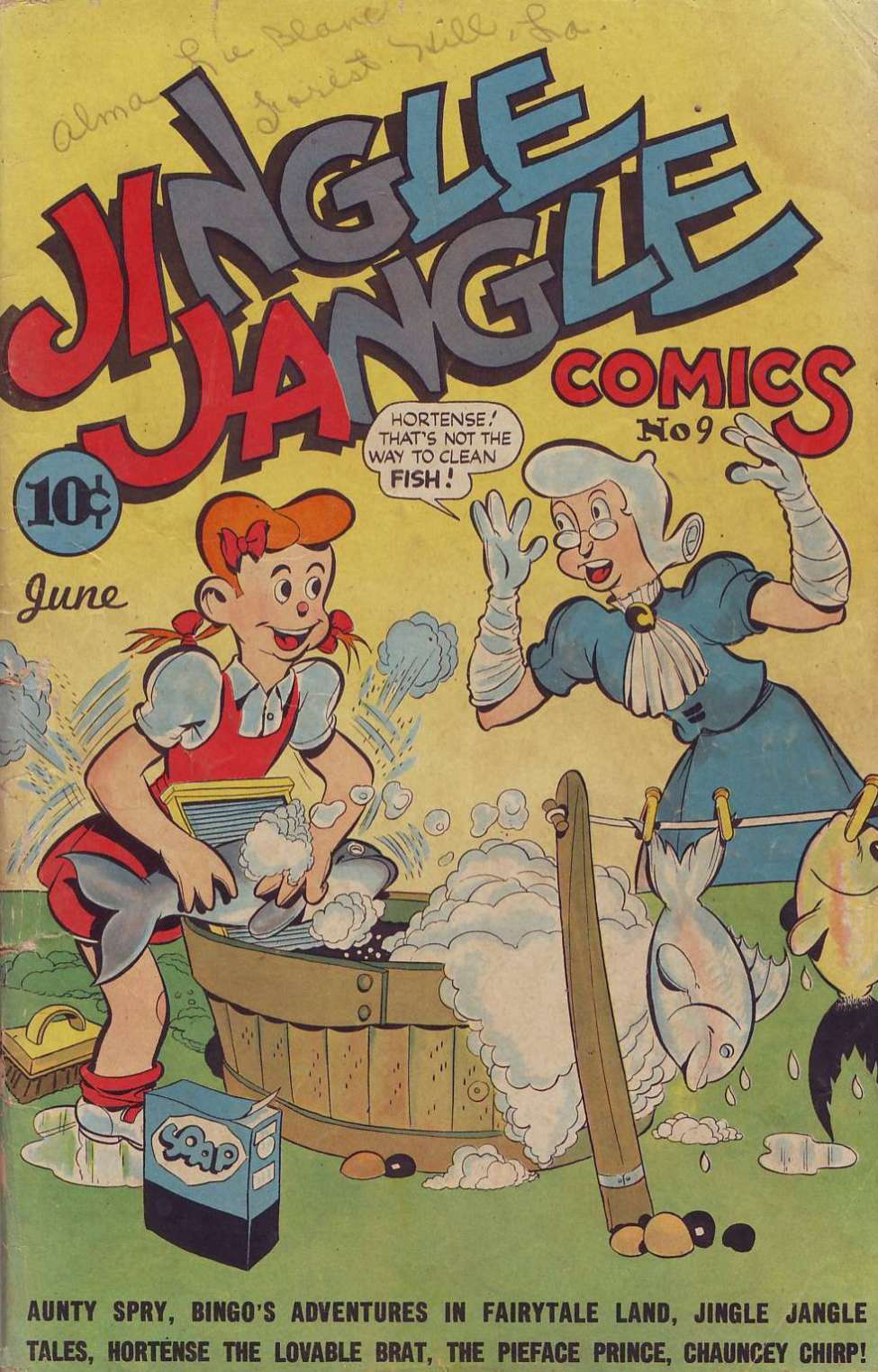 Book Cover For Jingle Jangle Comics 9