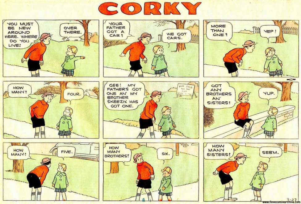 Comic Book Cover For Corky 1938