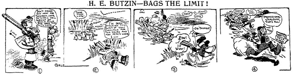Comic Book Cover For H E Butzin (1908-1909)
