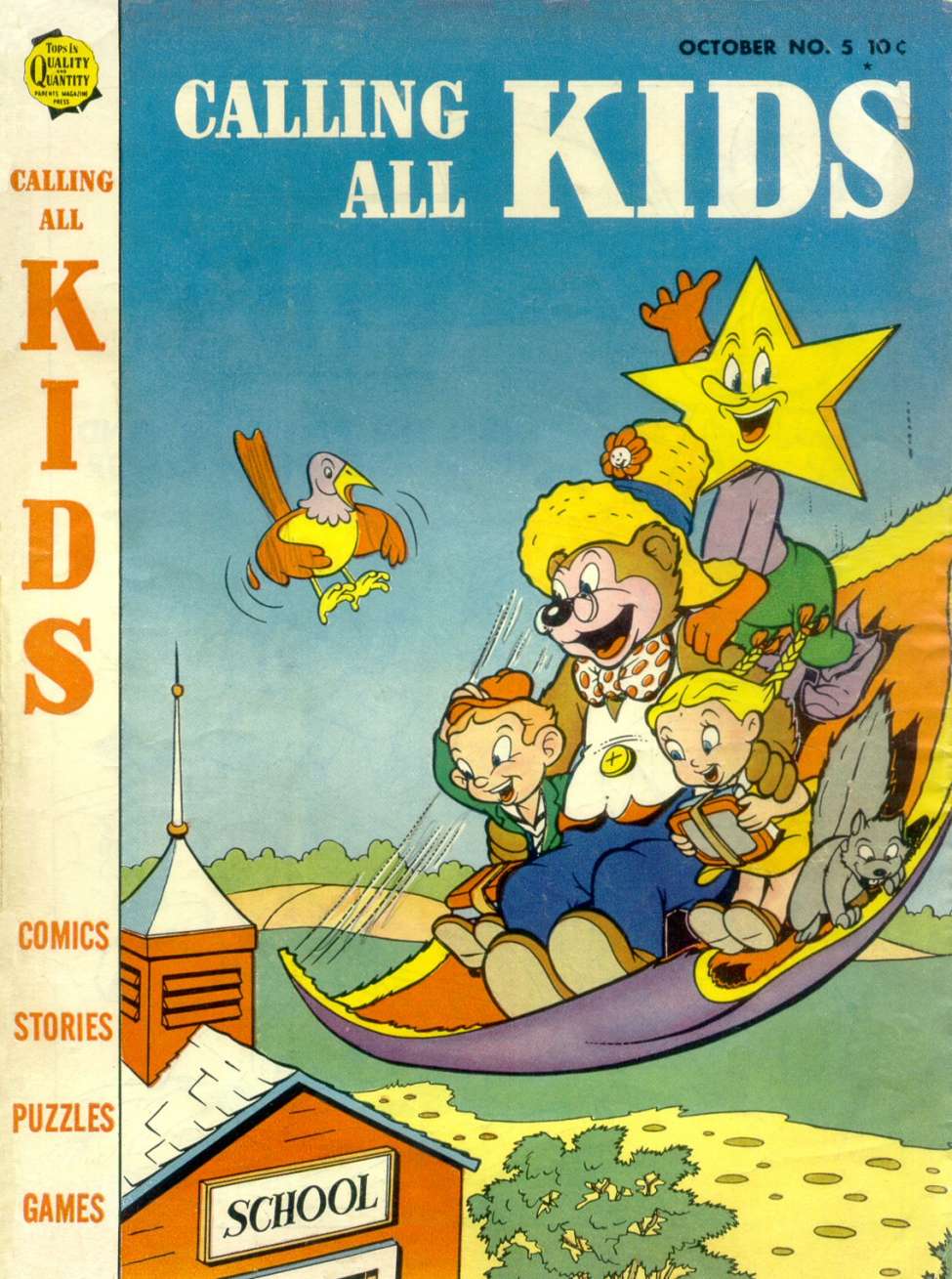 Comic Book Cover For Calling All Kids 5