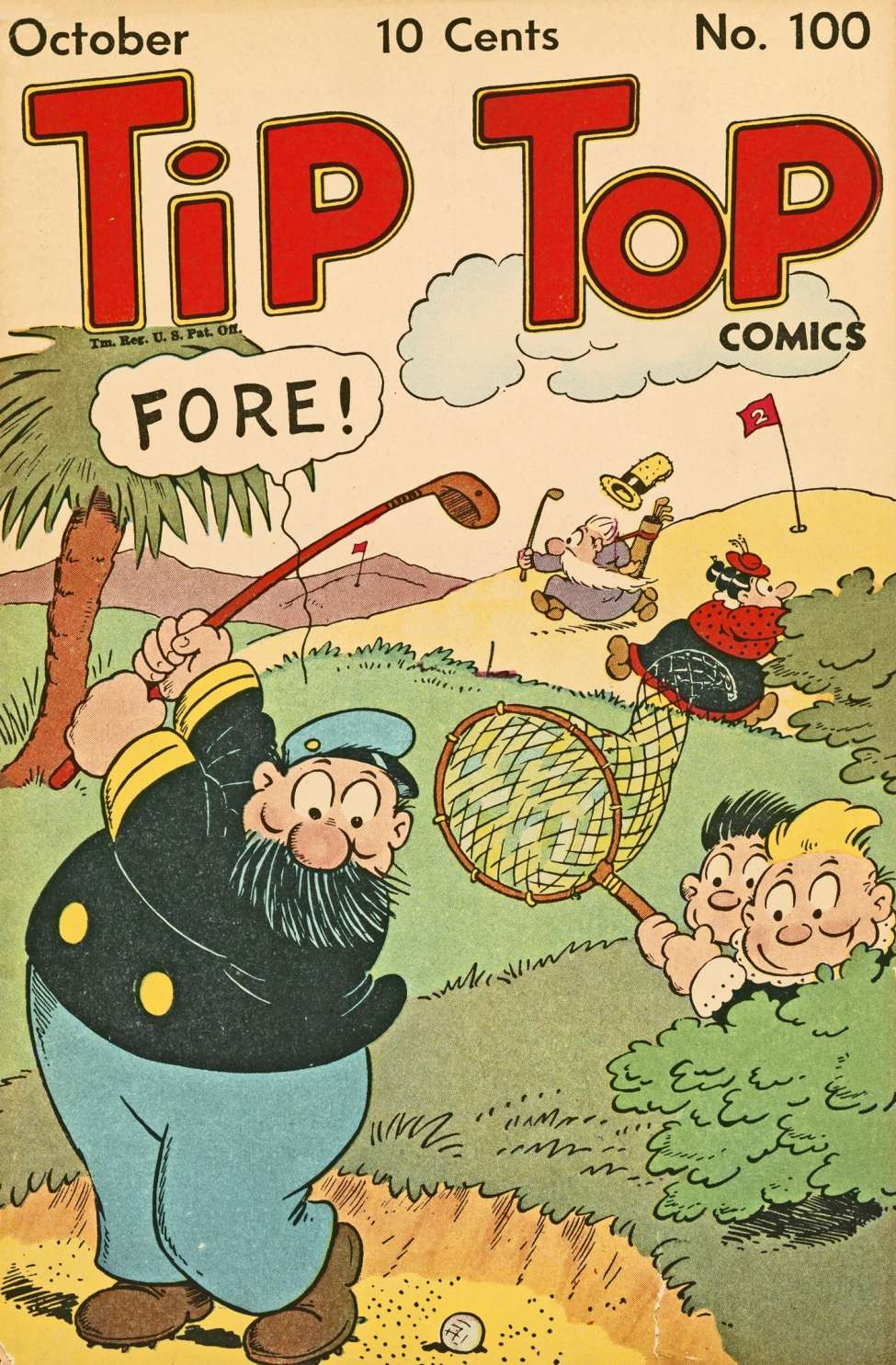 Book Cover For Tip Top Comics 100