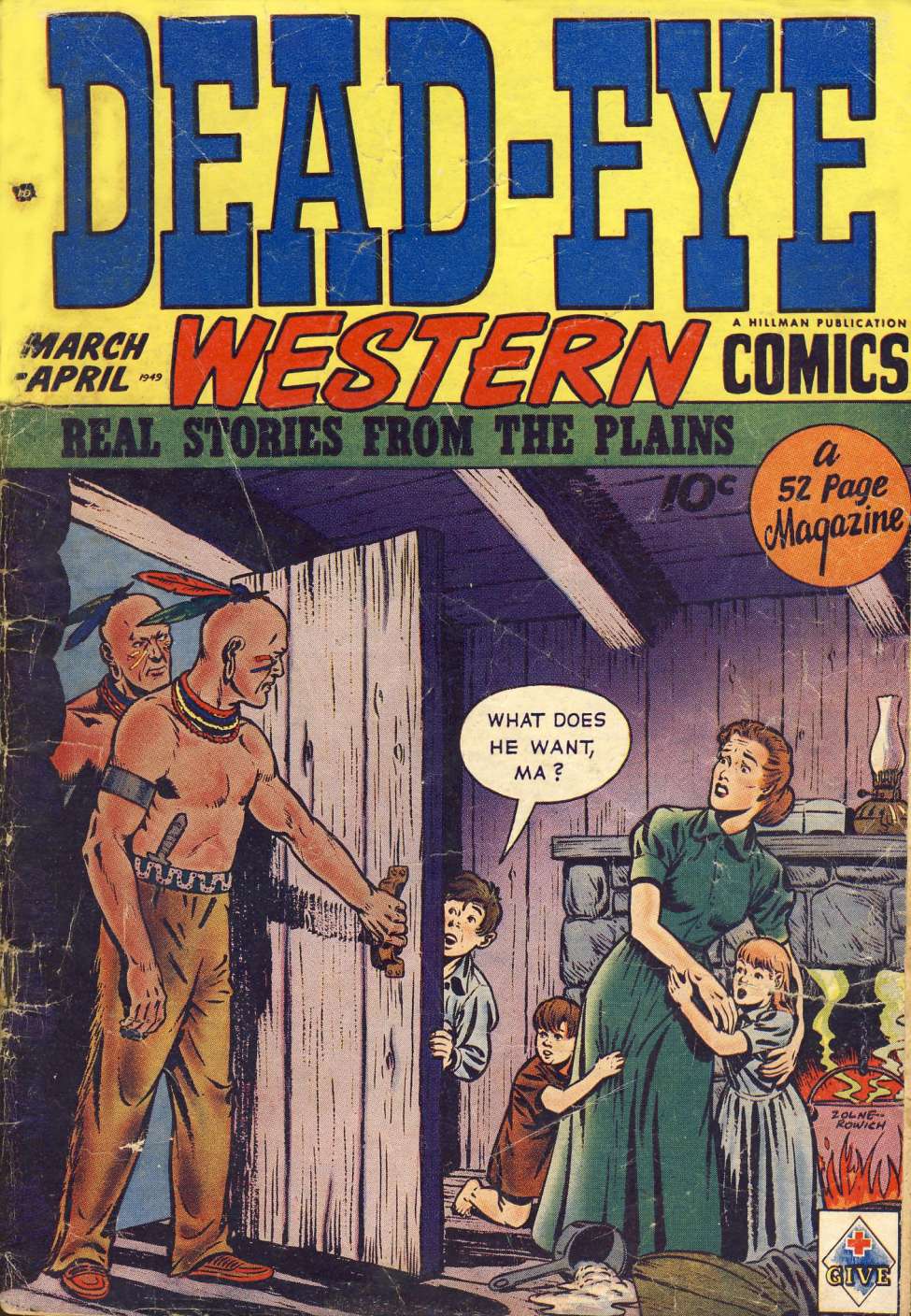 Comic Book Cover For Dead-Eye Western v1 3