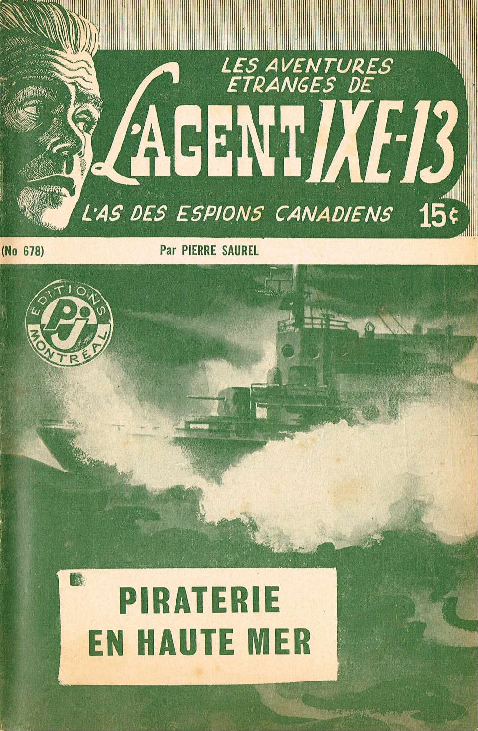 Book Cover For L'Agent IXE-13 v2 678 - Piraterie en haute mer