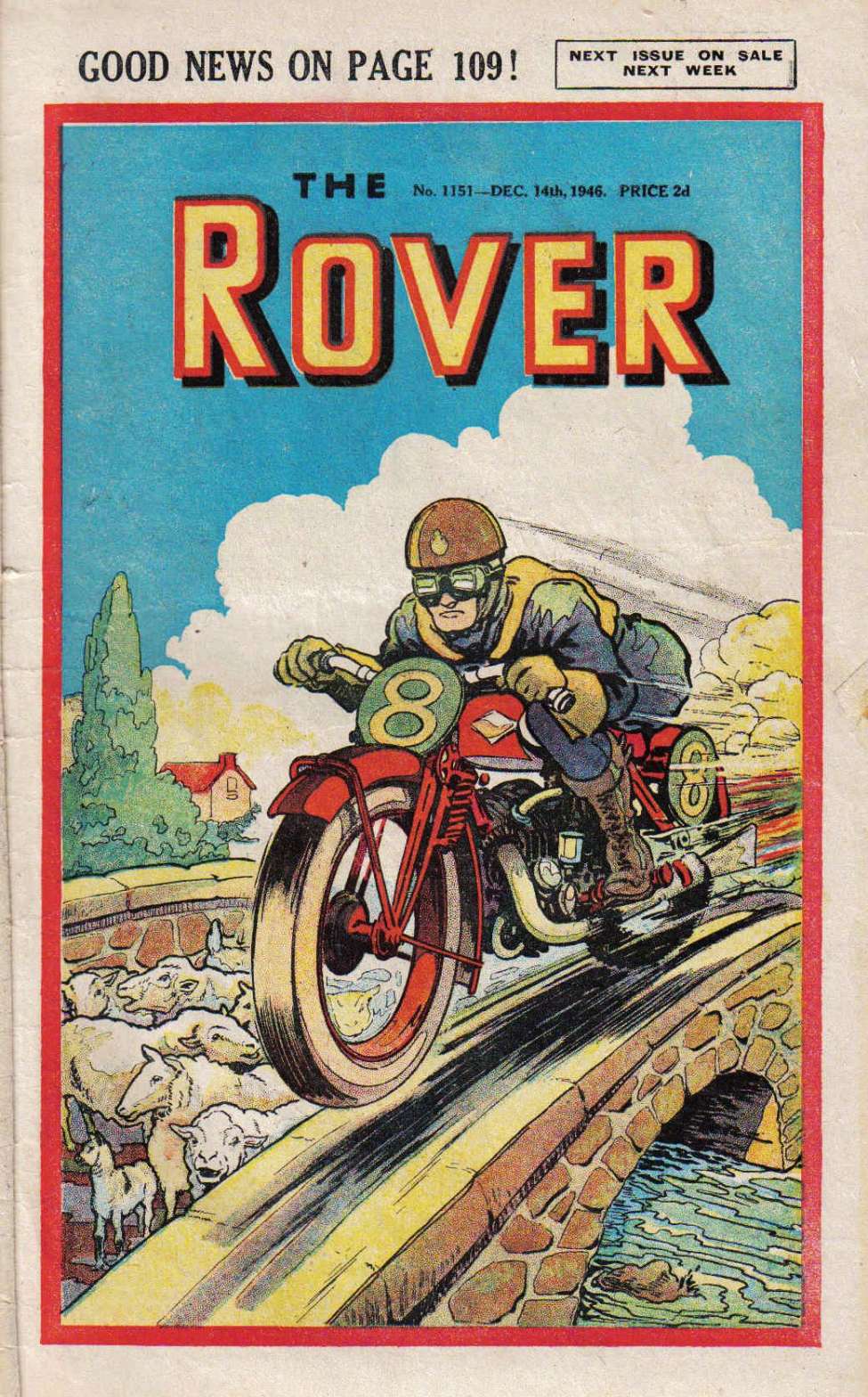 Comic Book Cover For The Rover 1151