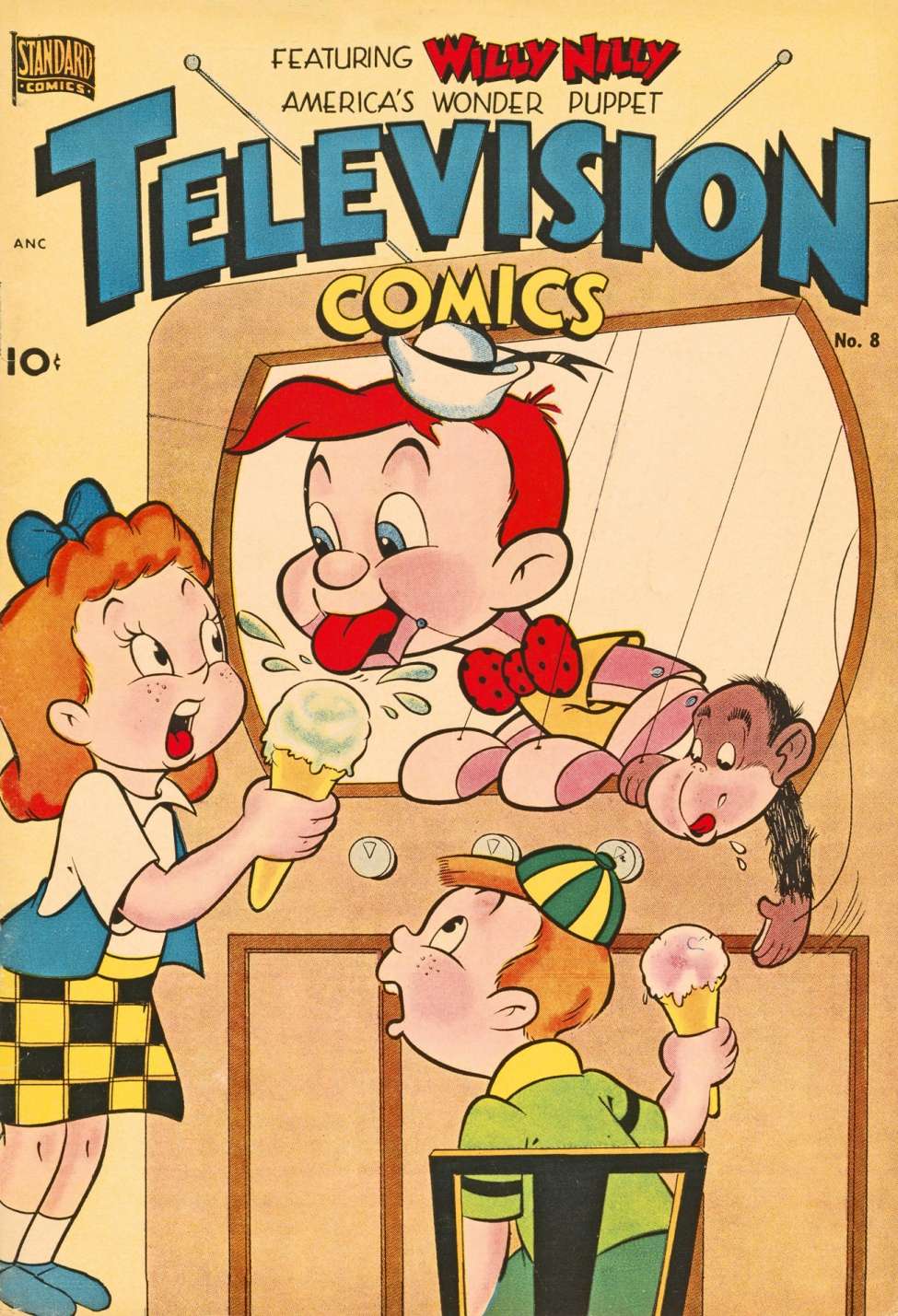 Comic Book Cover For Television Comics 8
