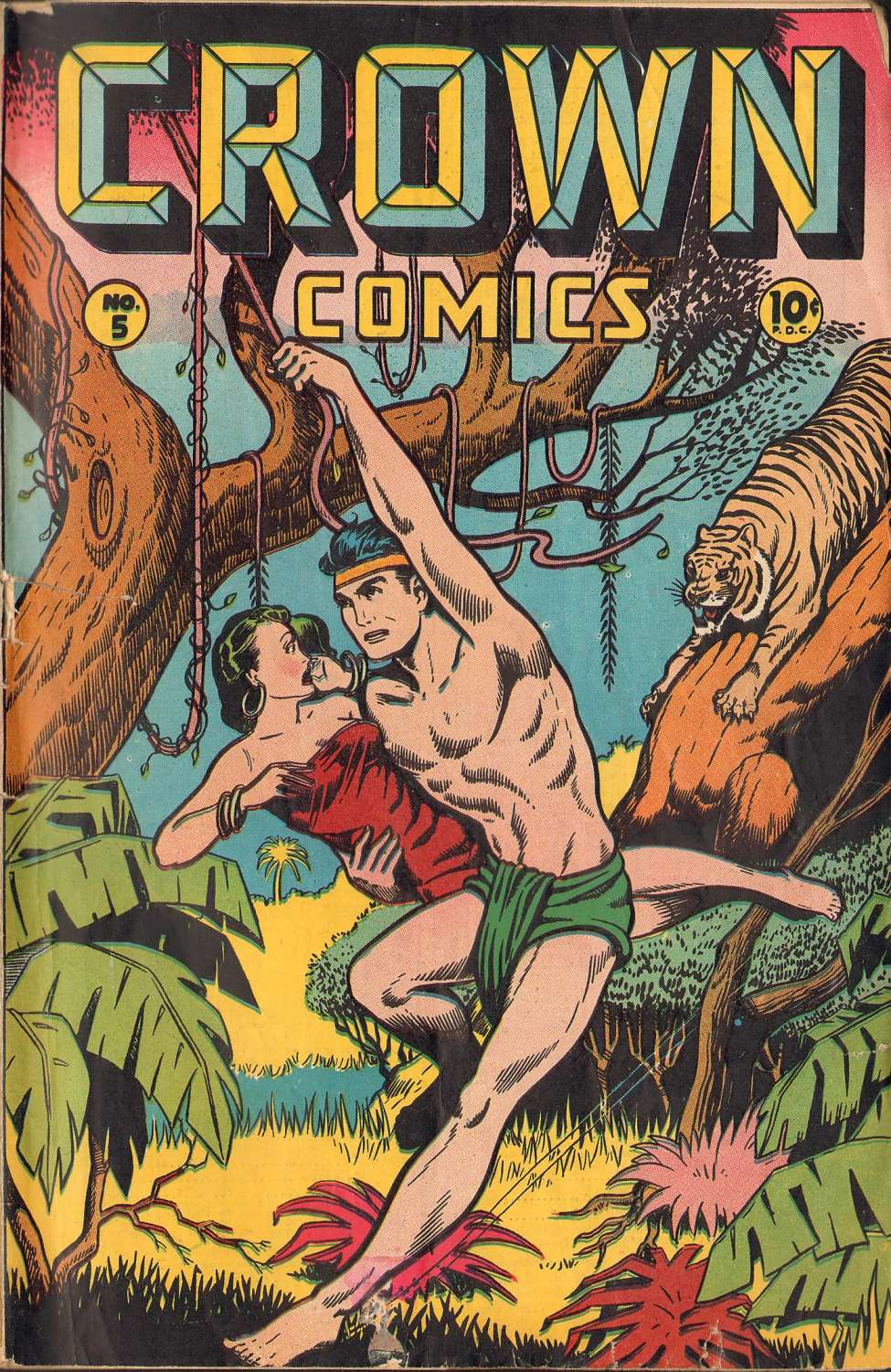 Comic Book Cover For Crown Comics 5