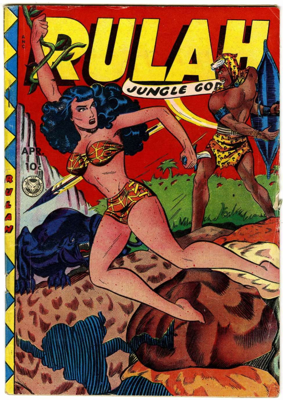 Book Cover For Rulah Jungle Goddess 25