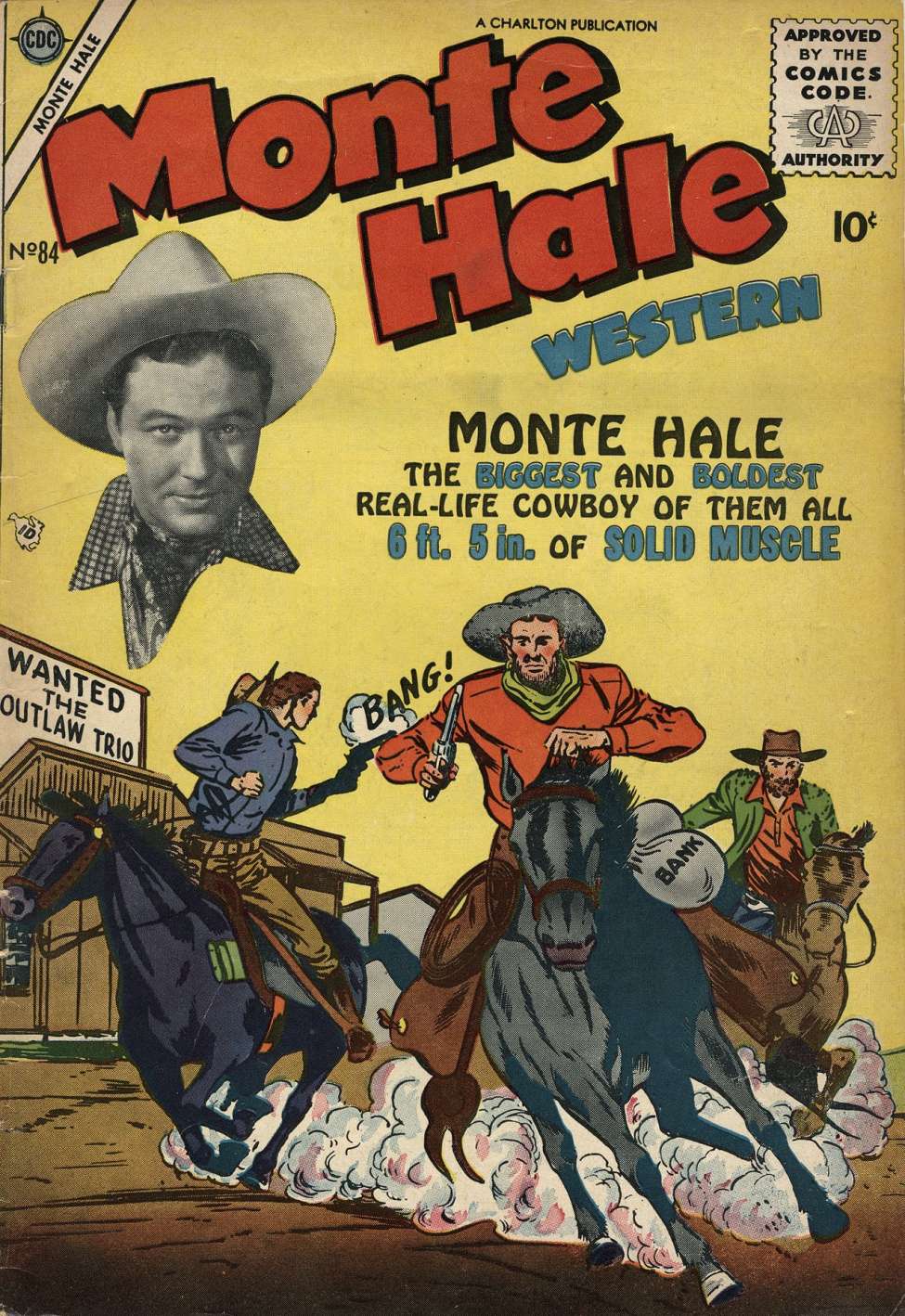Comic Book Cover For Monte Hale Western 84