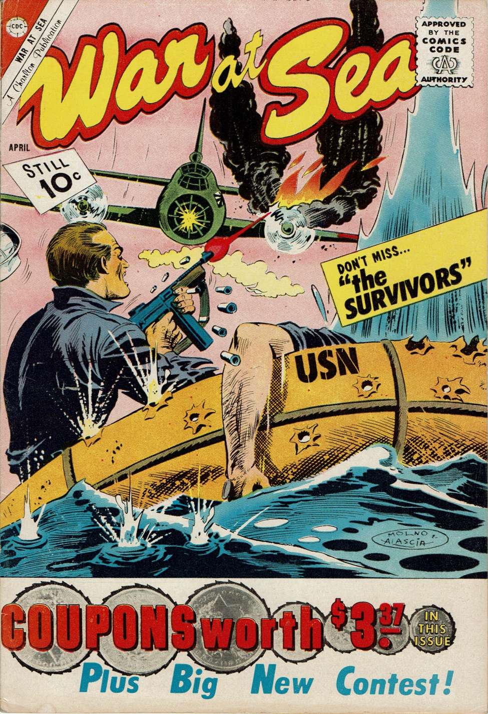 Comic Book Cover For War at Sea 41