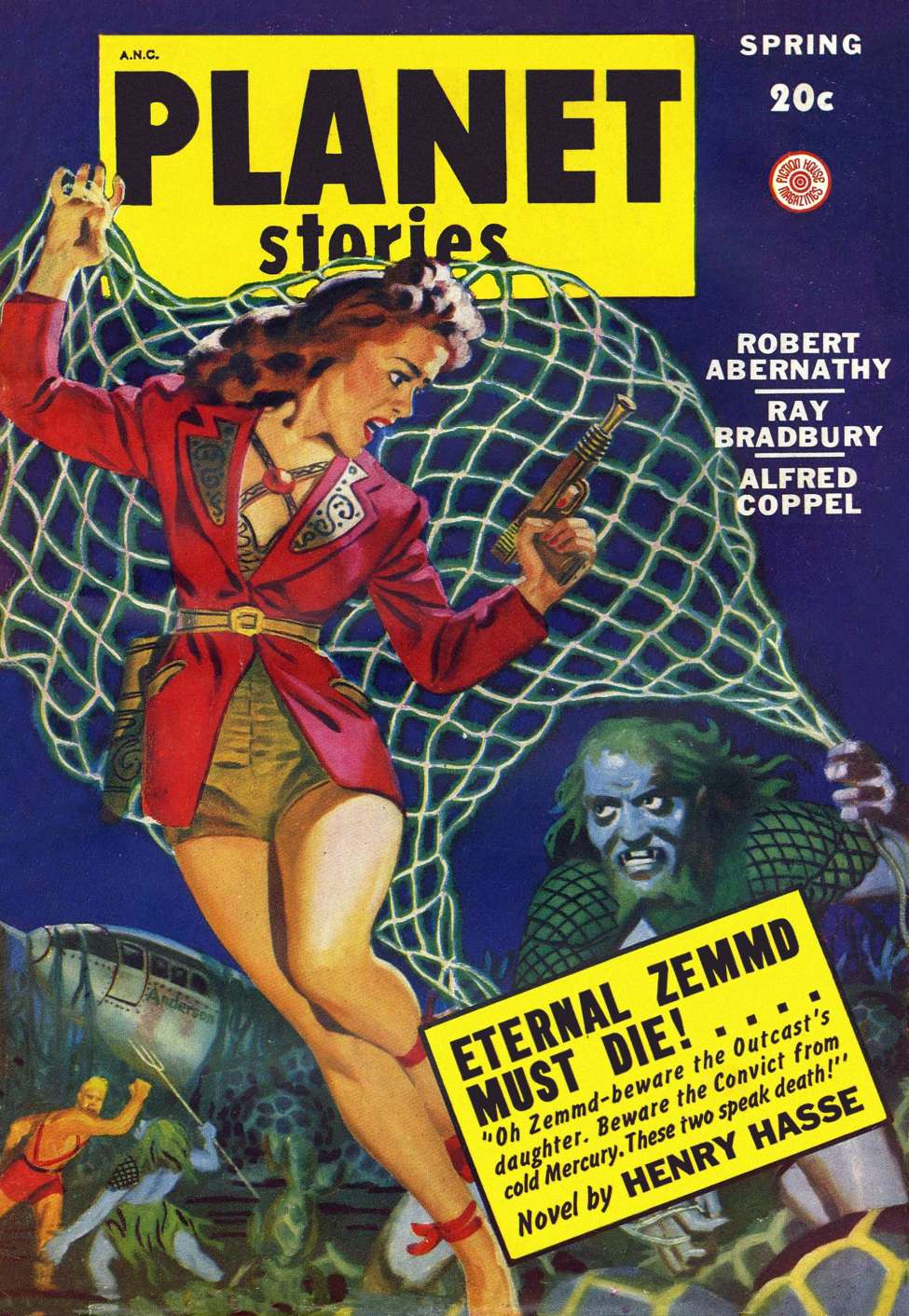 Comic Book Cover For Planet Stories v4 2 - Eternal Zemmd Must Die! - Henry Hasse