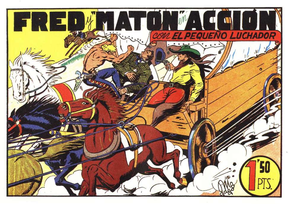 Comic Book Cover For El Pequeno Luchador 19 - Fred Y "Maton" Acción