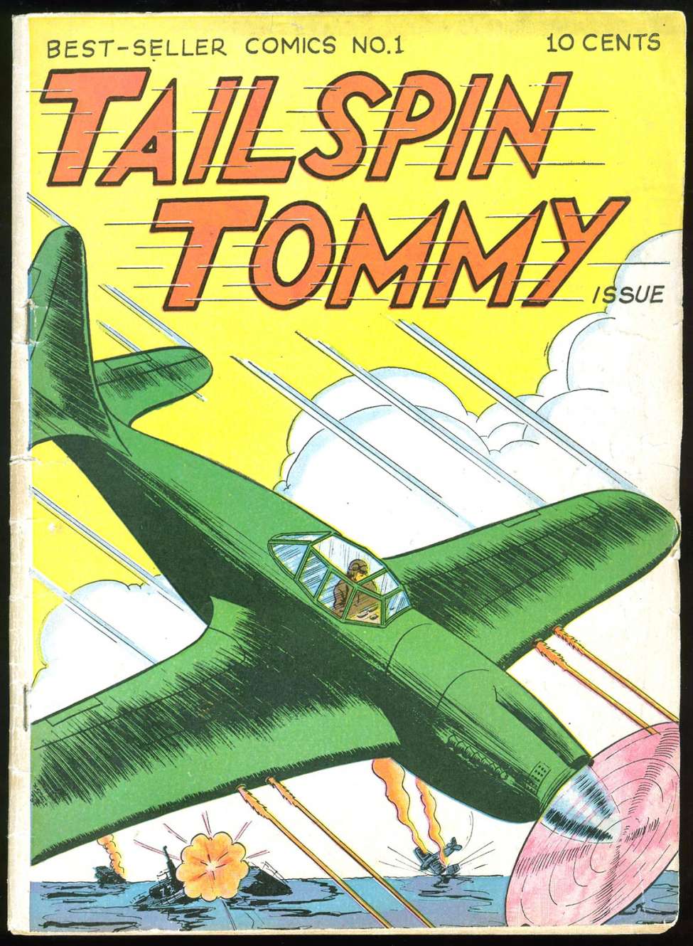 Book Cover For Service Publishing - Best Seller Comics - Tailspin Tommy 1