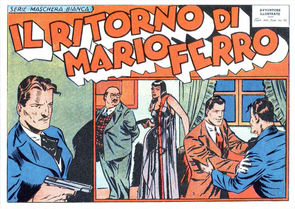 Comic Book Cover For Maschera Bianca 19 - Il Ritorno Di Mario Ferro