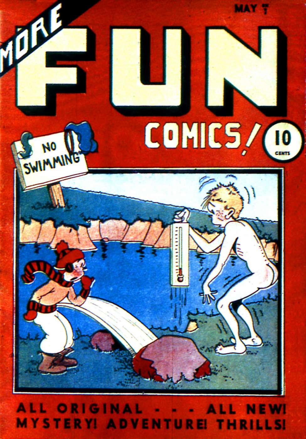 Comic Book Cover For More Fun Comics 10