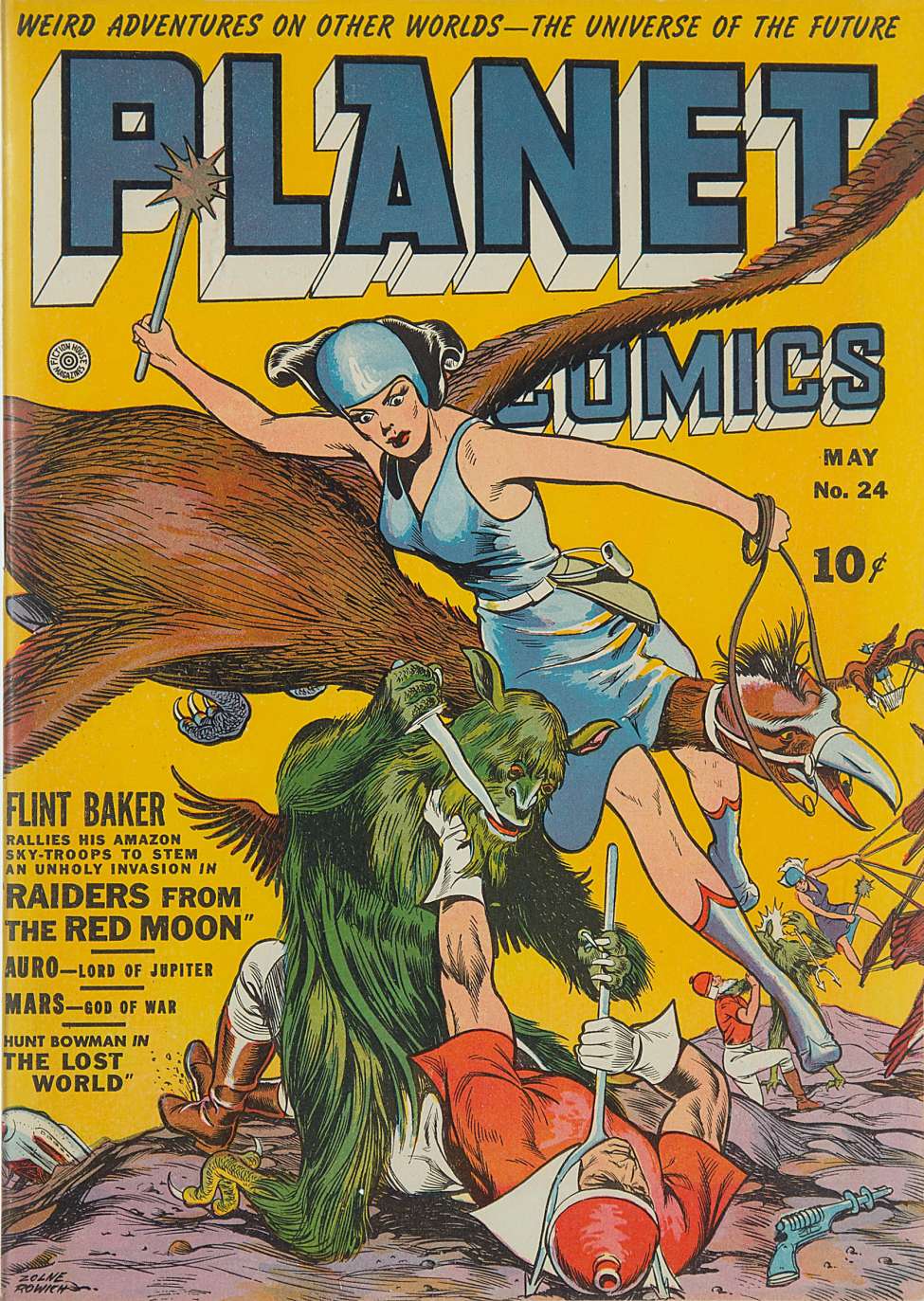 Comic Book Cover For Planet Comics 24 - Version 1