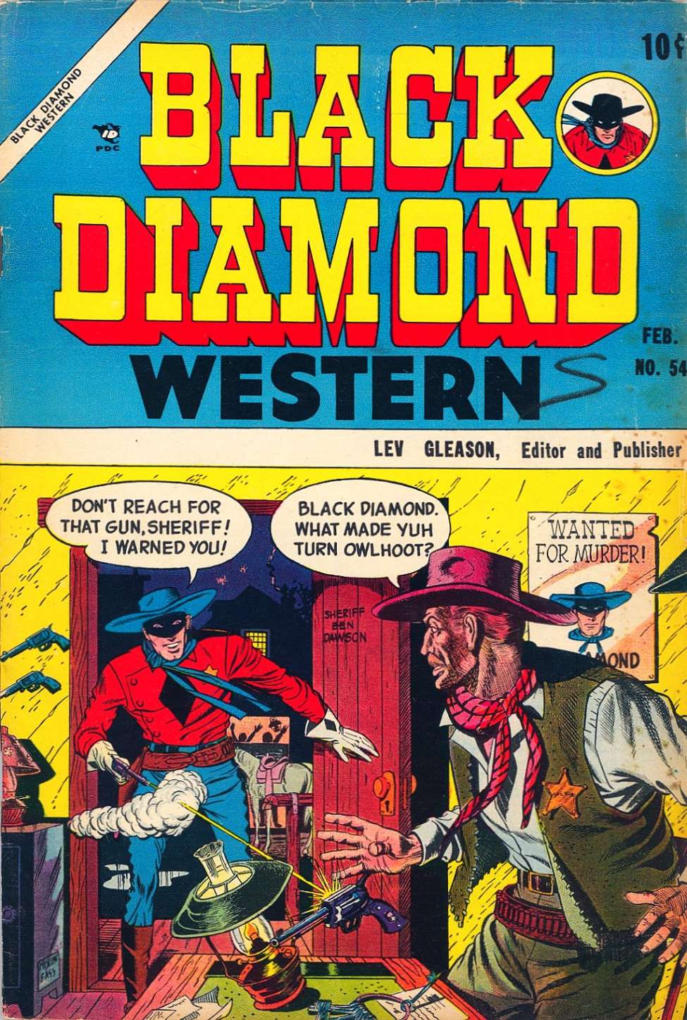 Book Cover For Black Diamond Western 54