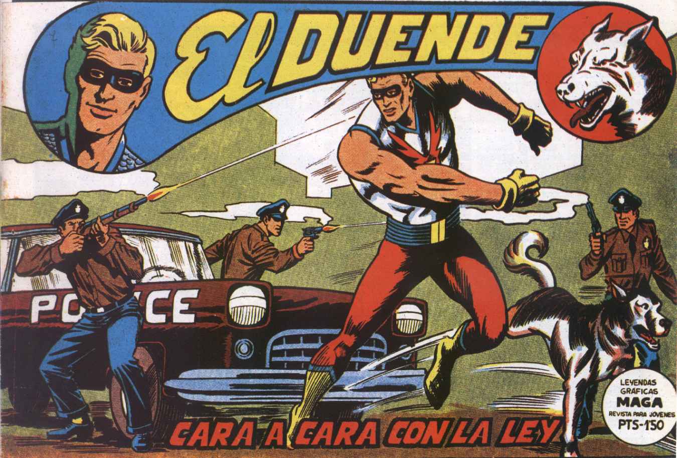 Comic Book Cover For El Duende 7 - Cara a cara con la ley