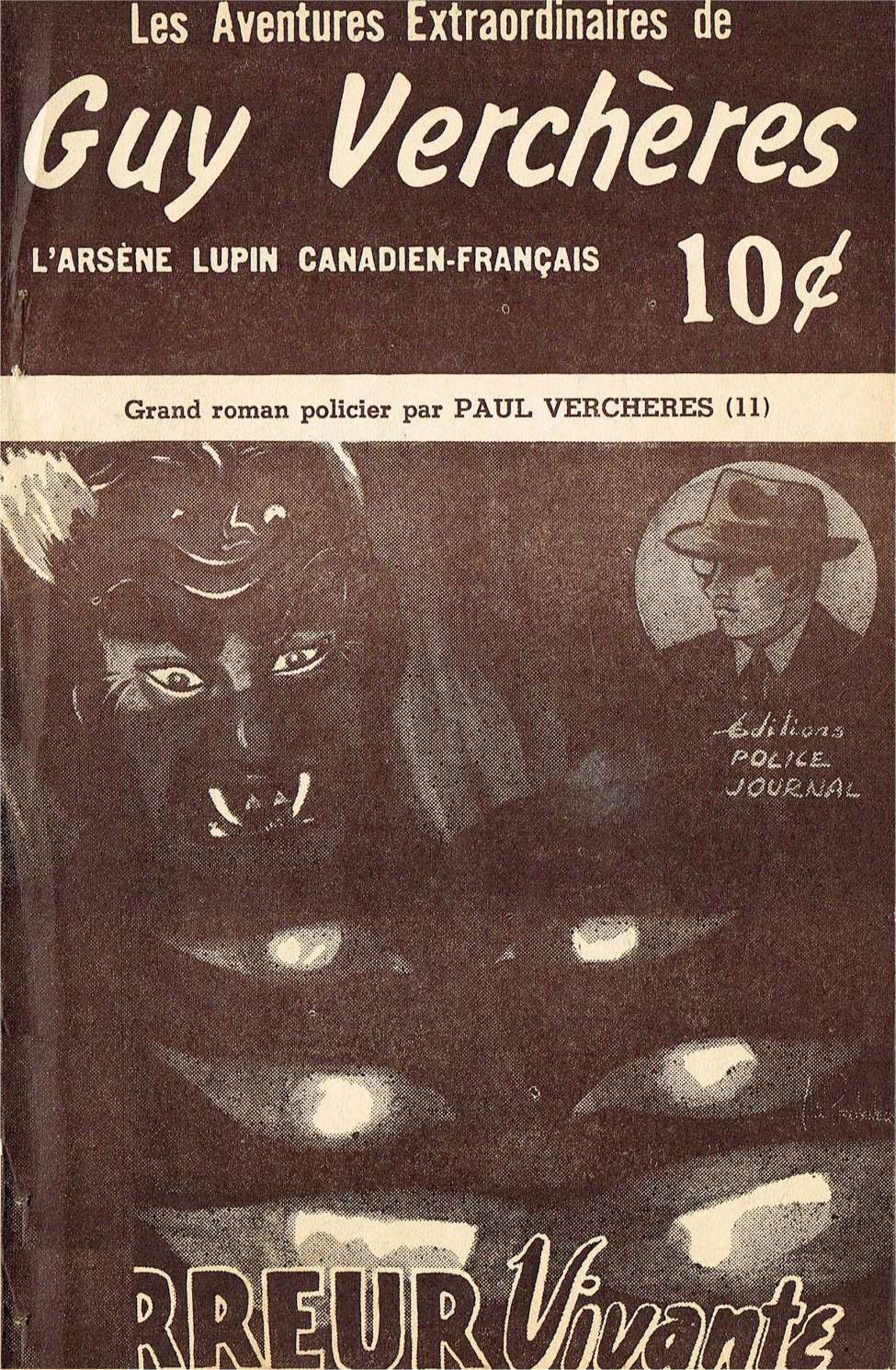 Book Cover For Guy-Vercheres v2 11 - La terreur vivante
