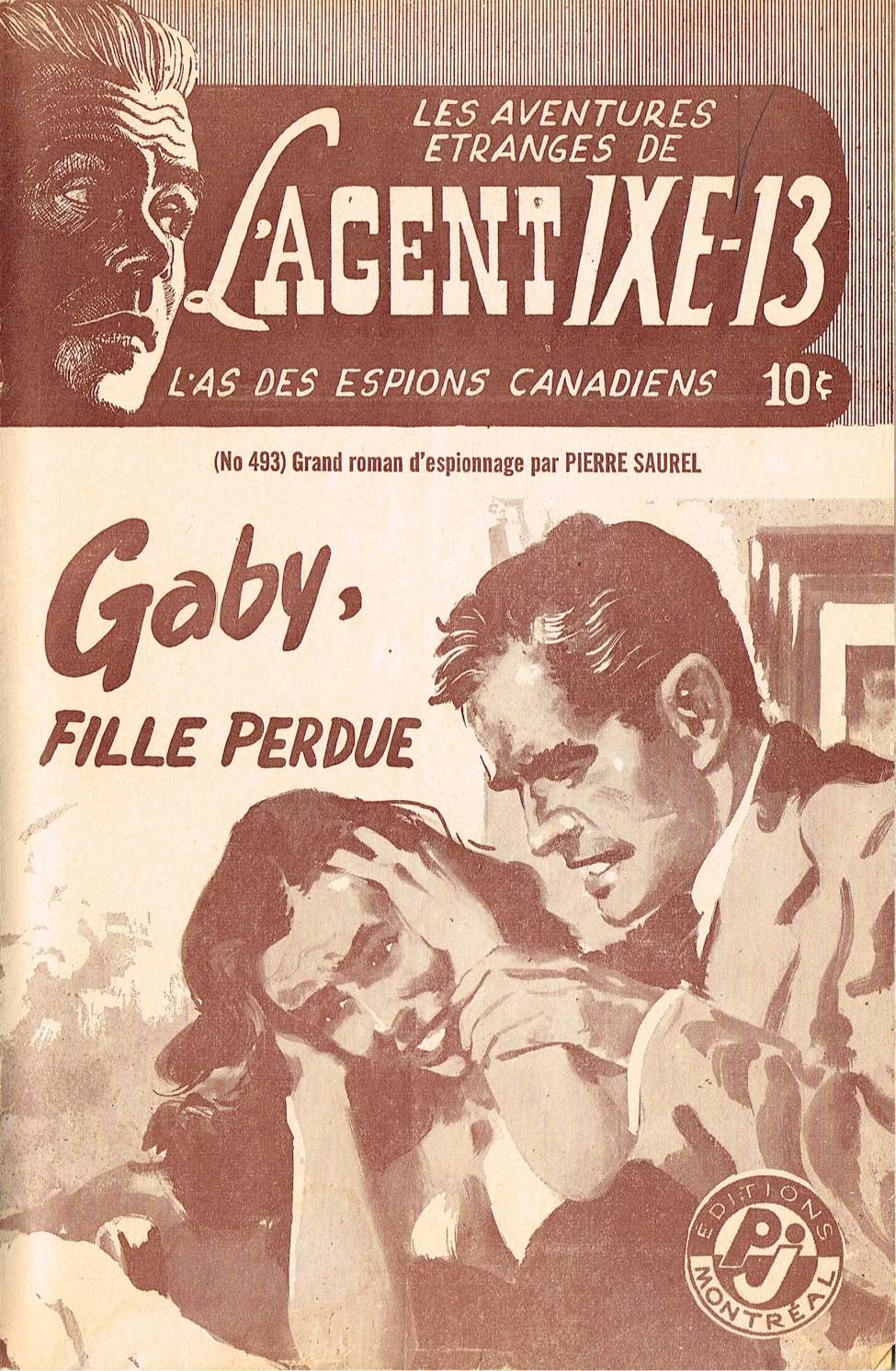 Book Cover For L'Agent IXE-13 v2 493 - Gaby fille perdue