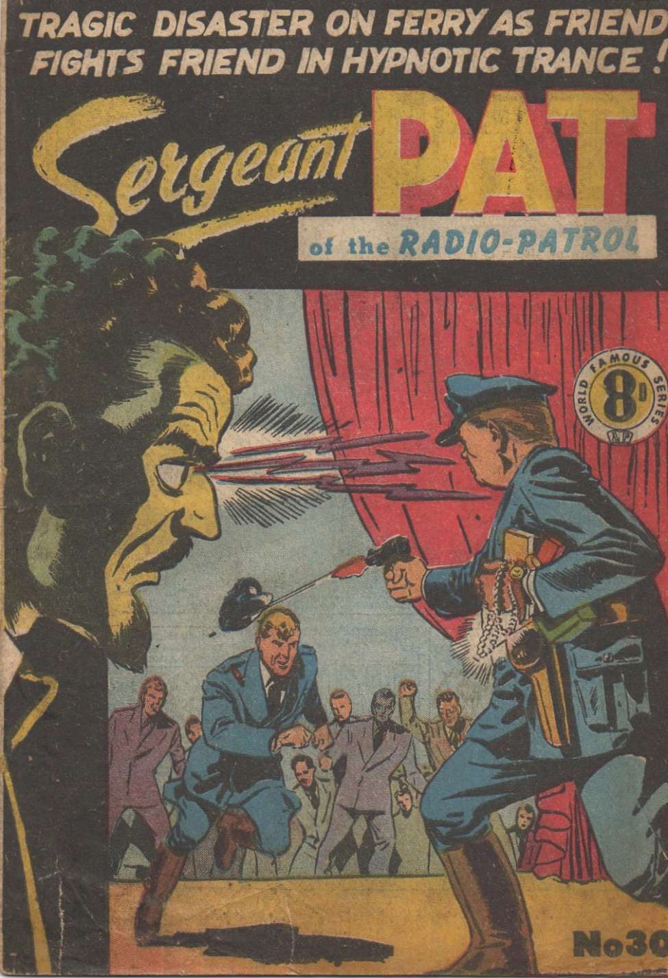 Comic Book Cover For Sergeant Pat of the Radio-Patrol 30