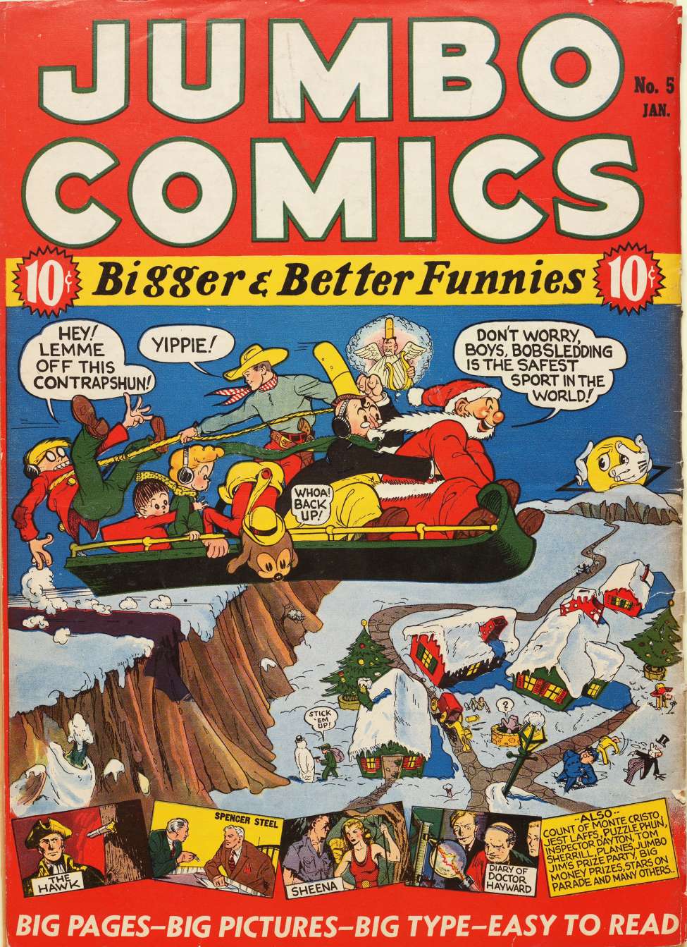 Comic Book Cover For Jumbo Comics 5