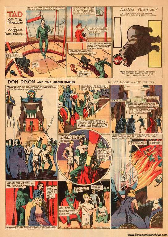 Comic Book Cover For Don Dixon 1936