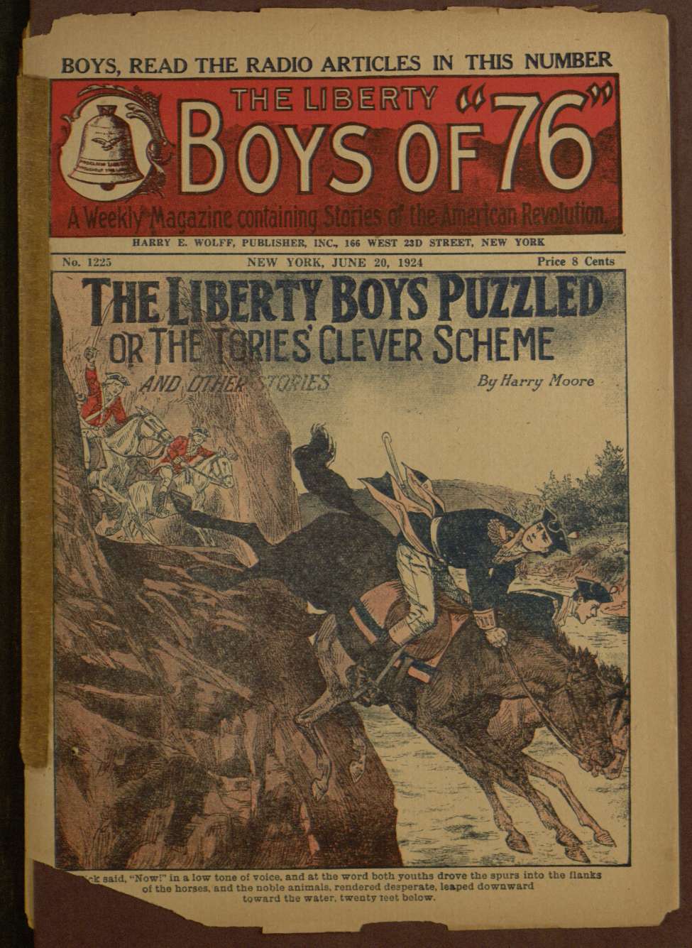 Book Cover For The Liberty Boys of 76 1225 - The Liberty Boys Puzzled