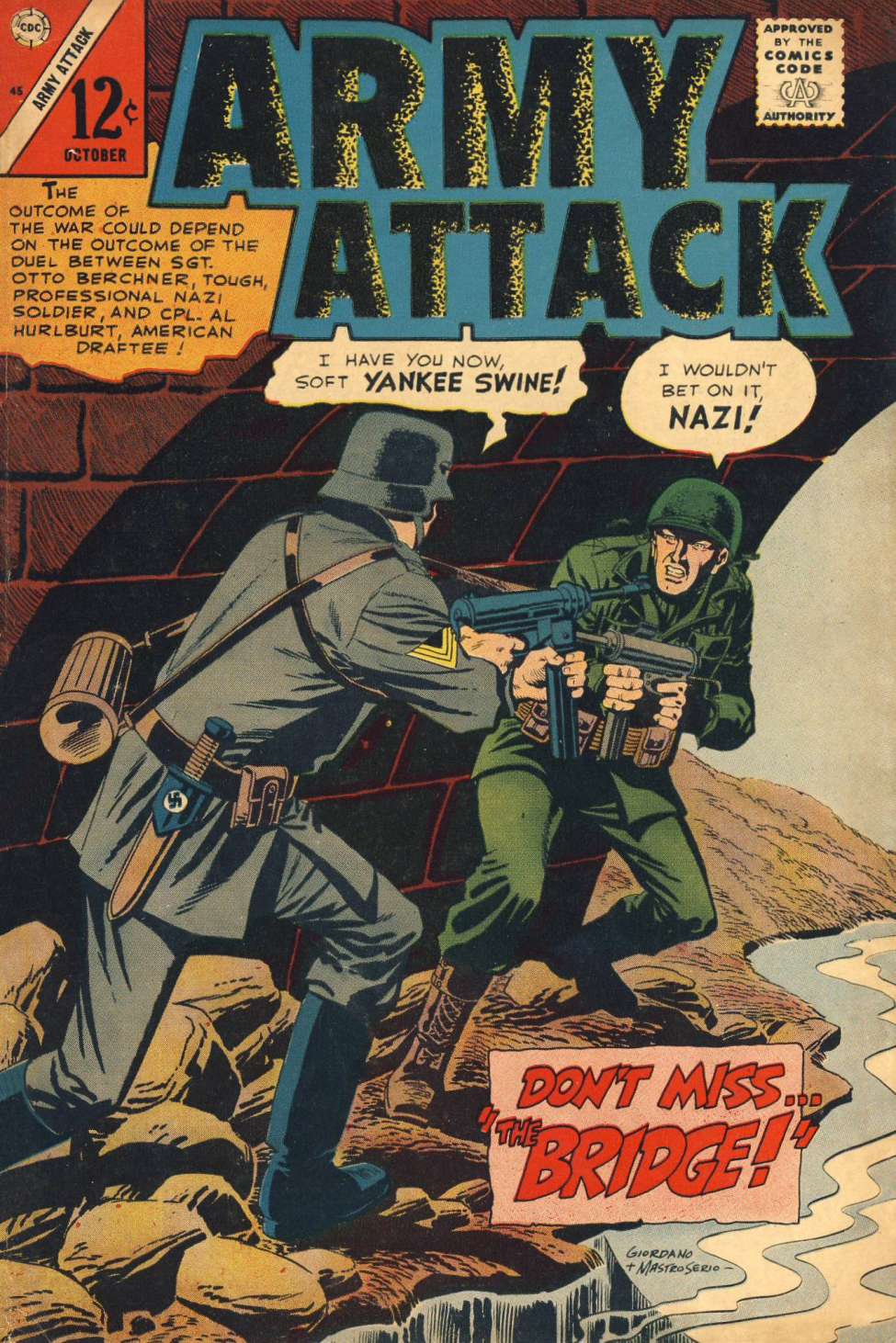 Comic Book Cover For Army Attack 45