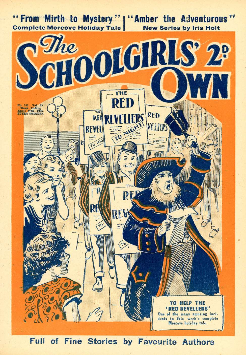 Book Cover For The Schoolgirls' Own Library 742