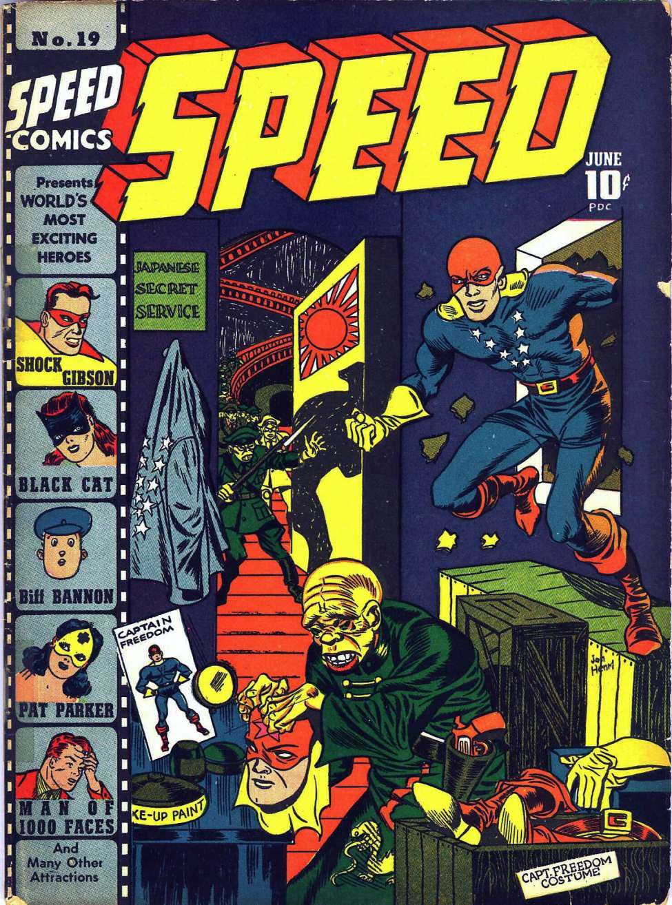 Comic Book Cover For Speed Comics 19