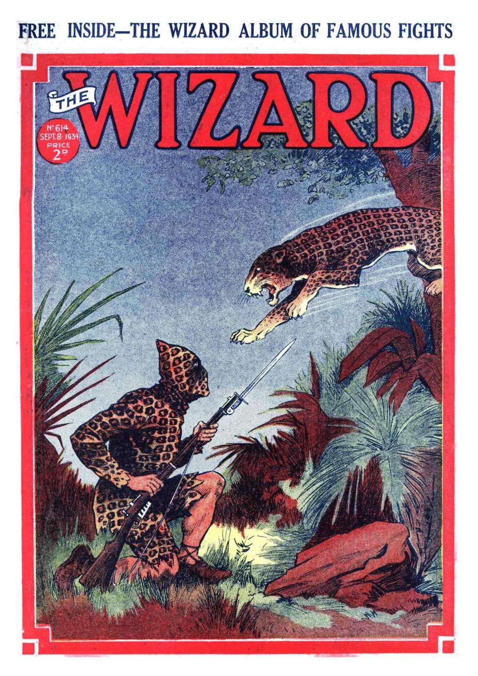 Comic Book Cover For The Wizard 614