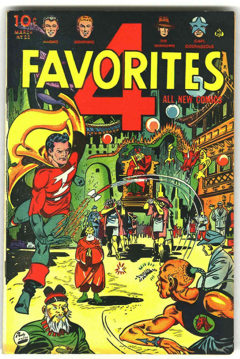 Comic Book Cover For Four Favorites 22 - Version 1