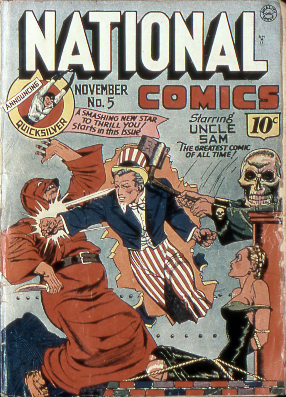 Comic Book Cover For National Comics 5 (fiche)